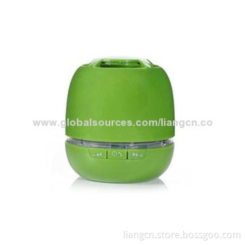 2014 New Style Mini Cylindrical Bluetooth Speaker with Built-in Rechargeable Battery